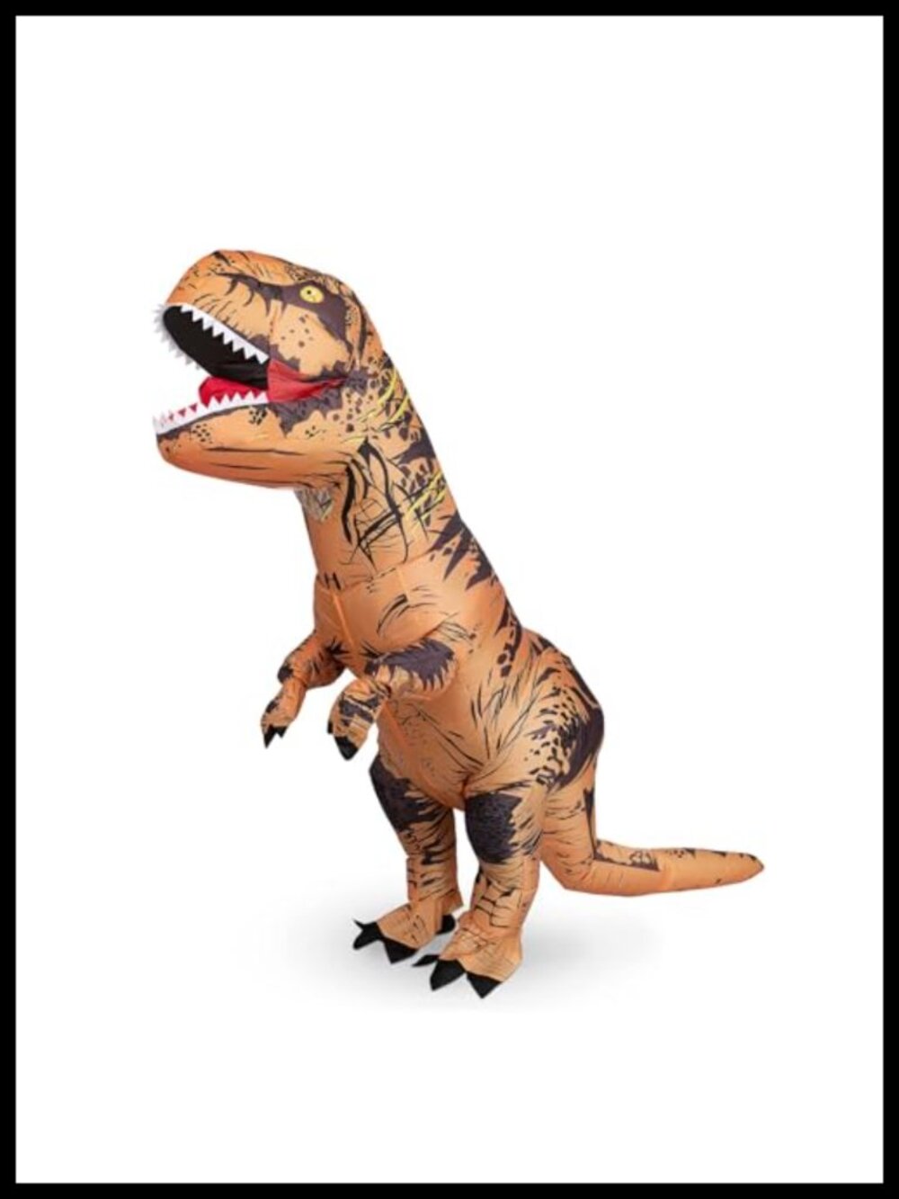 Inflatable Dinosaur Costume Adult T-Rex Blow Up Halloween Cosplay